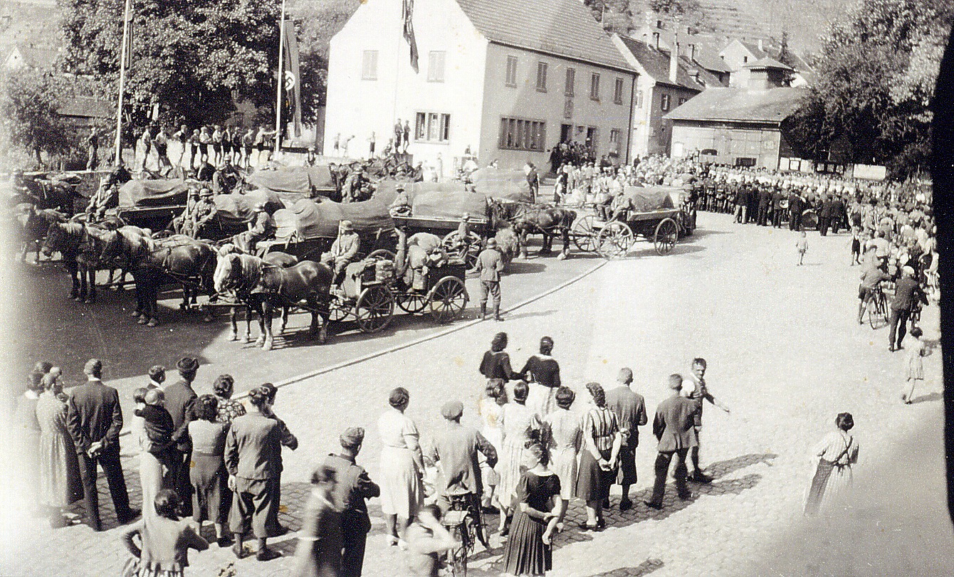 Rückkehr der Soldaten vom Westfeldzug 1940